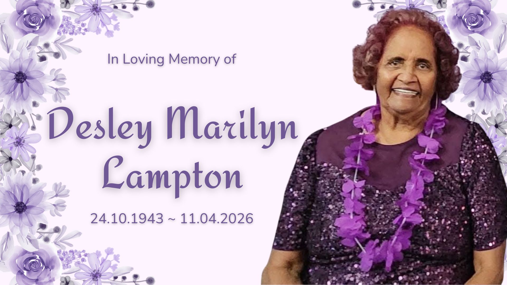 LAMPTON, Desley Marilyn