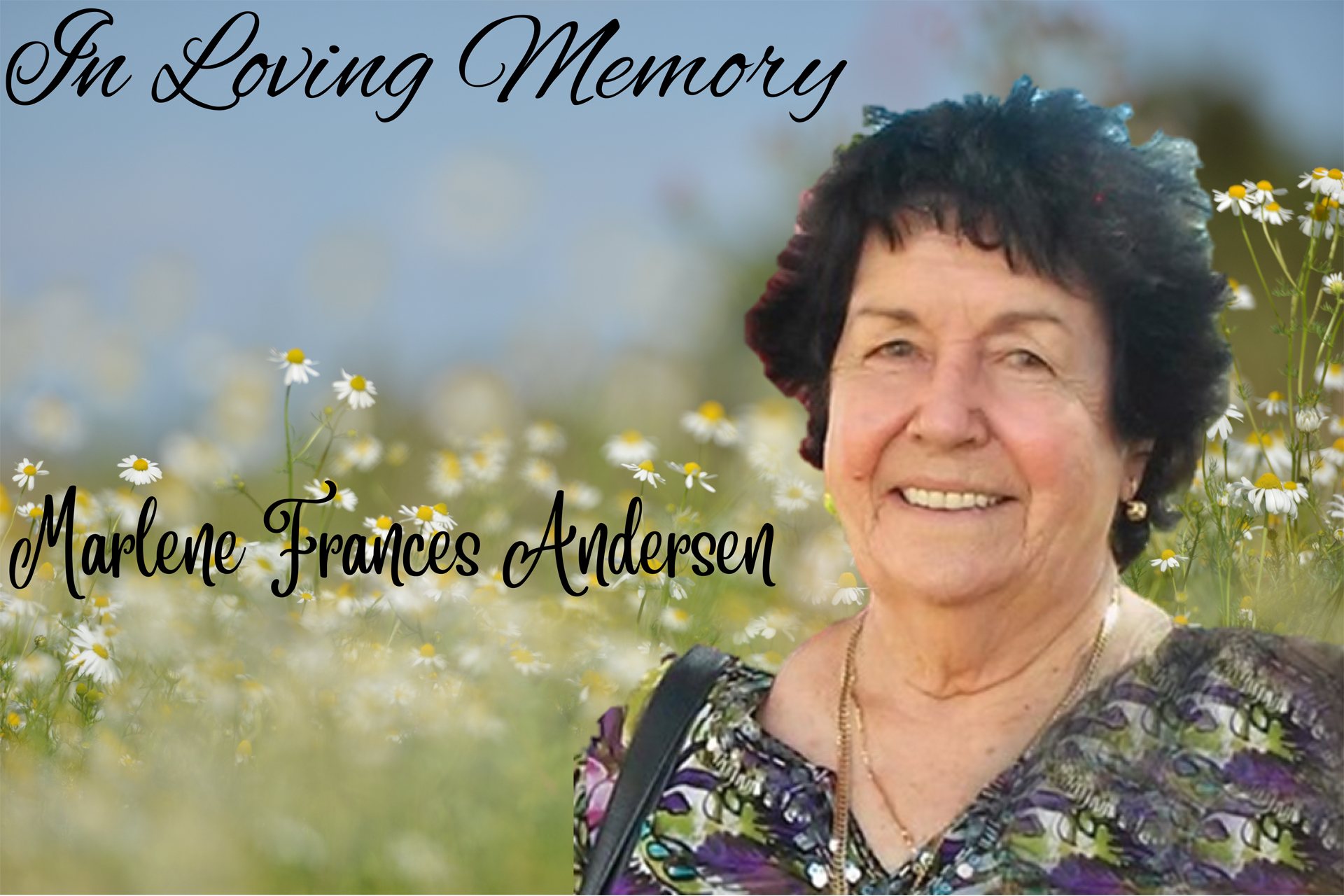 ANDERSON, Marlene Frances