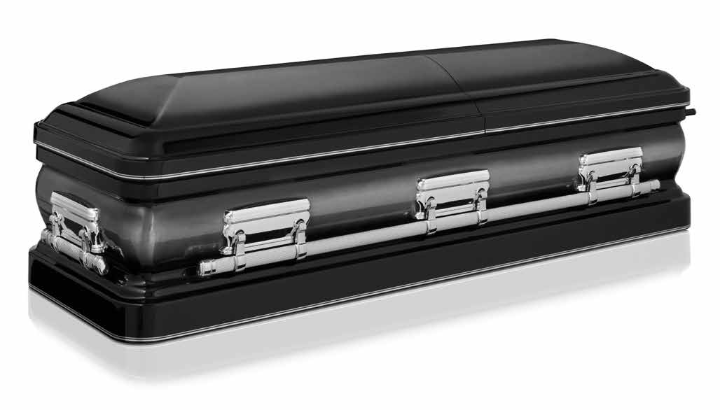 Ebony coffin