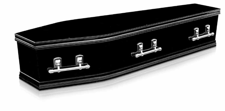 Majestic Black coffin